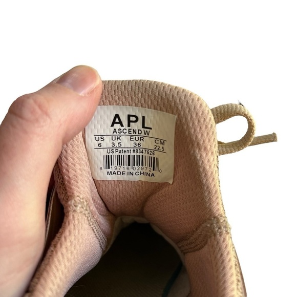 APL Ascend Techloom Metallic Mesh and Rubber Sneakers in Blush - Picture 13 of 13